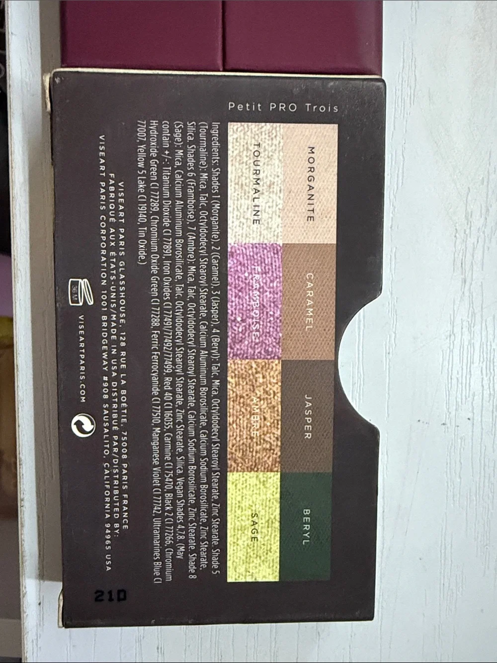 Viseart Eyeshadow Palette - Petit PRO Trois